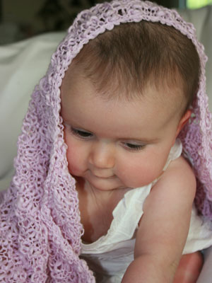 Darcie and her blanket