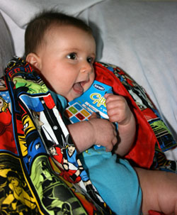 Darcie and her blanket